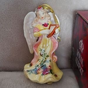 Royal Albert Old Country Roses musical Christmas ornament